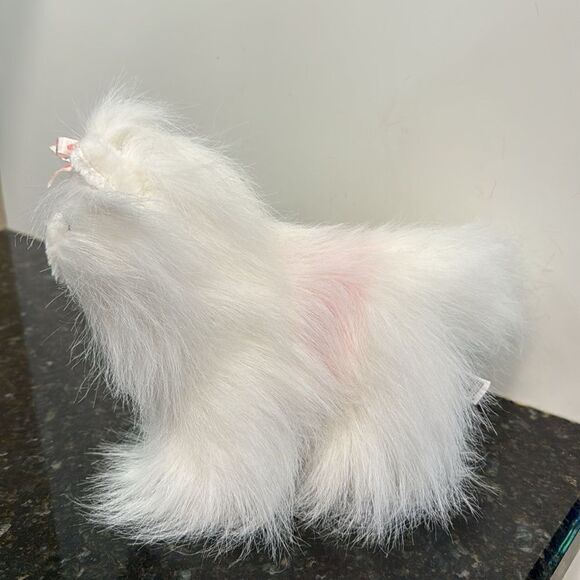 Ganz Webkinz Lil Kinz YORKIE 7" Plush DOG White Pink Stuffed Animal Toy No Code - Picture 6 of 10